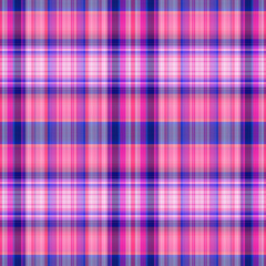 Nautical gingham in coastal beach house check fabric tile. Seamless red blue white sailor flannel textile tartan repeat swatch.