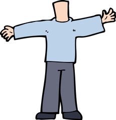 cartoon body with open arms  (mix and match cartoons or add own photos)