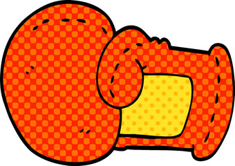 cartoon doodle boxing glove