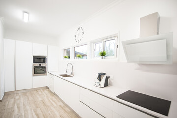 perfectly equipped modern kitchen in a home