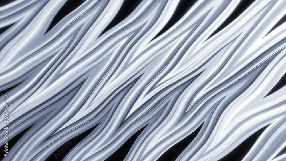 Poster beautiful background of colorful zigzag stripes. motion. wavy lines move in iridescent flow pattern.