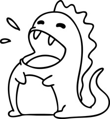 happy dinosaur
