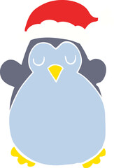 cute christmas penguin