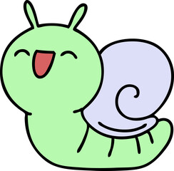 cute cartoon snail