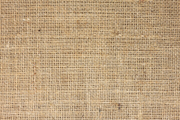 Brown burlap with beautiful canvas texture