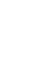 Magic Wand Chalk Drawing