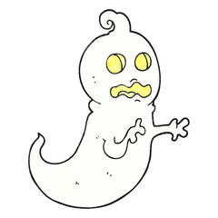 textured cartoon ghost