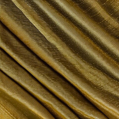brown fabric texture - gold color cloth texture background - Silk - Brown fabric - Generative AI