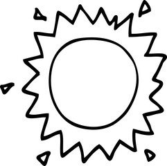 cartoon sun
