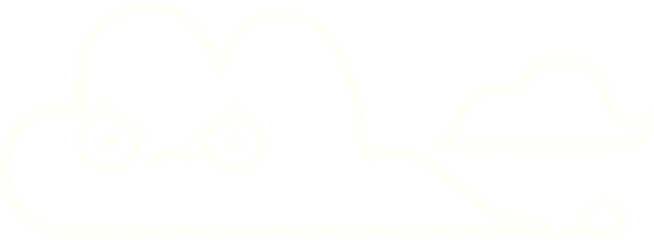 Angry Stormcloud Chalk Drawing