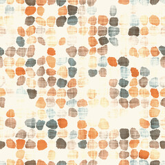 Multi Watercolor-Dyed Effect Textured Mosaic Pattern