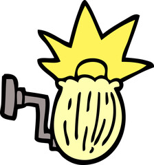 cartoon doodle house light