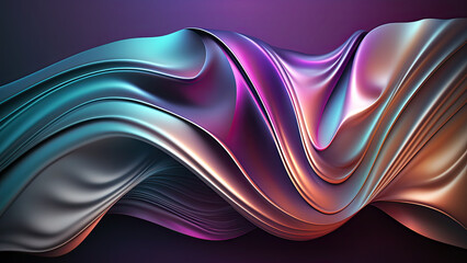 Abstract Iridescent Silk Background 02