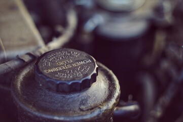 under the hood of a car fluid consumables grease for power steering 