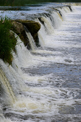Nature of Latvia, the river and the widest waterfall in Latvia, Ventas rumba