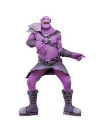 green orc cartoon is dancing