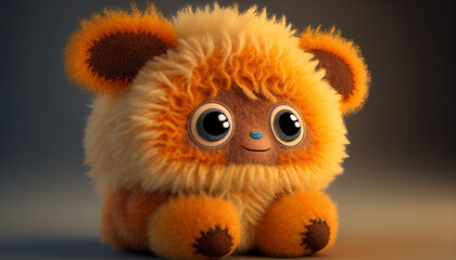 Fototapeta premium Stuffed Orange Bear