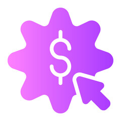 Obraz premium cpc gradient icon