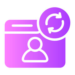 Returning Visitor gradient icon