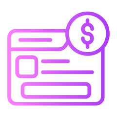 computer gradient icon