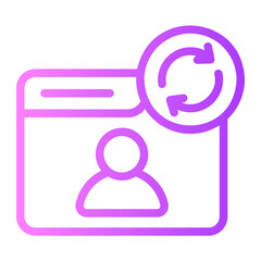 Returning Visitor gradient icon