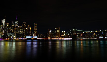 Fototapeta na wymiar city lights at night