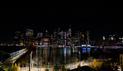 city lights at night © Santiago