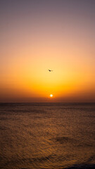 sunset in the ocean  © Santiago