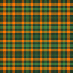 St. Patrick day plaid tartan