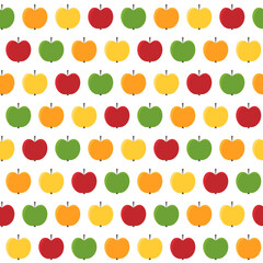 seamless pattern with apples