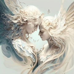 Angels in a Loving Embrace