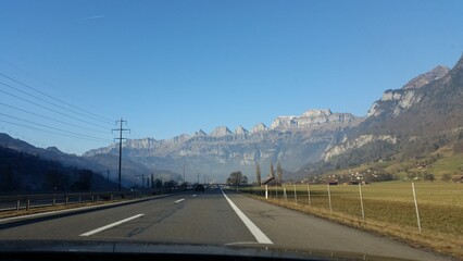 viagem, paisagem, natureza, montagna, neve, europa. alpes