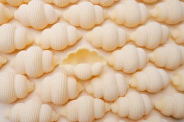 Pasta on a beige background - pattern, texture