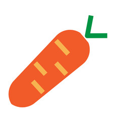Carrot Flat Icon