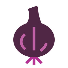 Onion Flat Icon