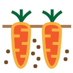 Carrot Flat Icon