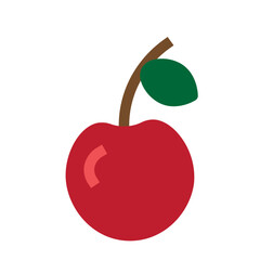 Cherries Flat Icon