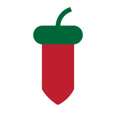 Chili Pepper Flat Icon