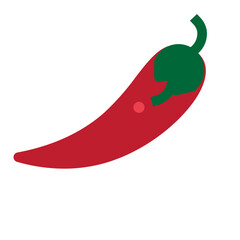 Chili Pepper Flat Icon