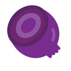 Onion Flat Icon