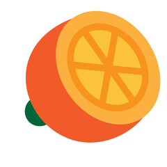 Orange  Flat Icon