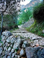 Hiking in Mallorca in the town of Sóller