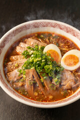 熱々の美味しいラーメン