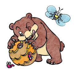 Obraz premium くま イラスト