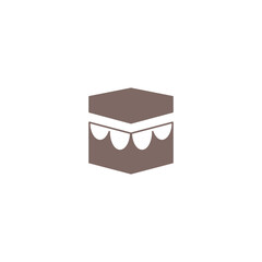 islamic icon vector logo design 