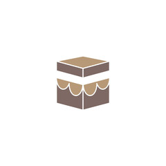 islamic icon vector logo design 