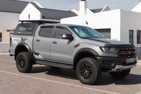 Western Cape South Africa. 2023. Grey 4x4 pickup seen in a residential loocation. Western Cape.
