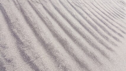 Fototapeta na wymiar white sand pattern texture, fine sand, summer beach sand dune background
