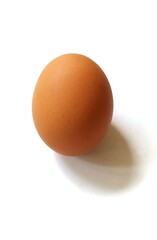 Chicken eggs isolated on a white background