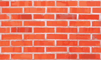 Brick wall texture vector background. closeup brick wall surface 2